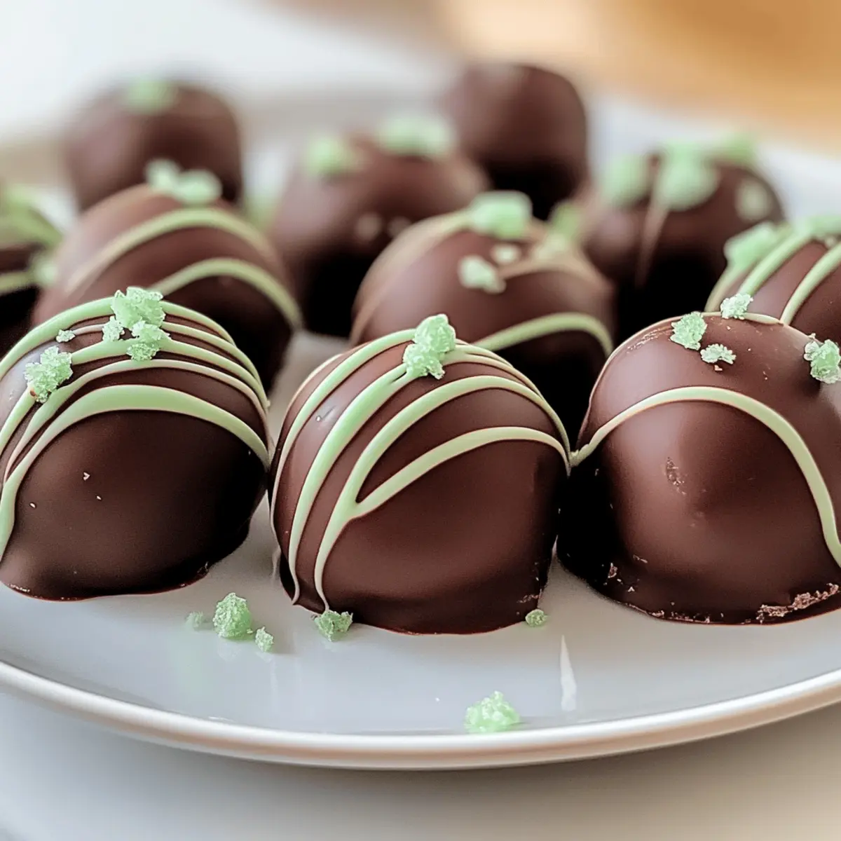 Irresistible Creamy Andes Mint Chocolate Truffles to Delight You