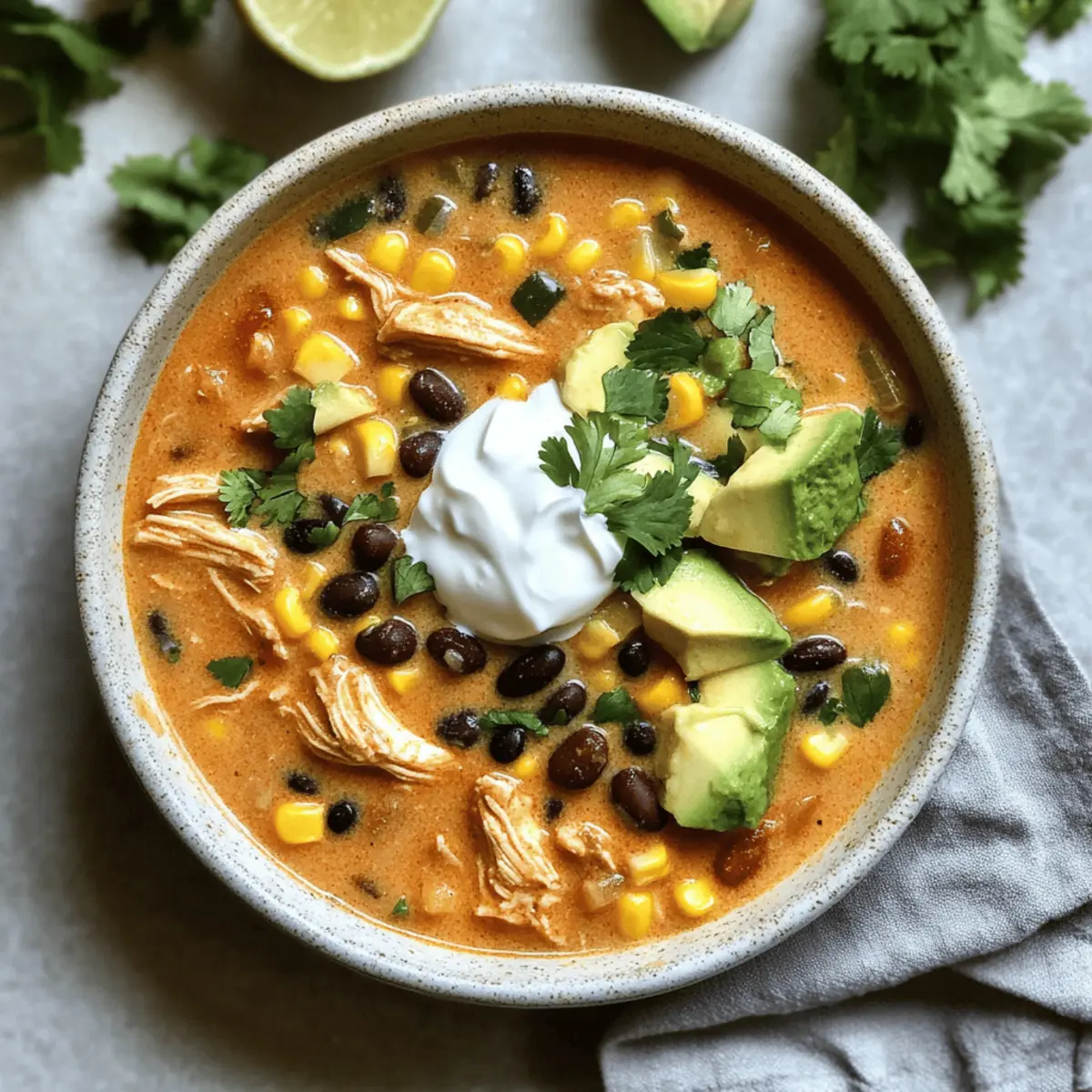 Creamy Chicken Enchilada Soup to Save Dinner Tonight