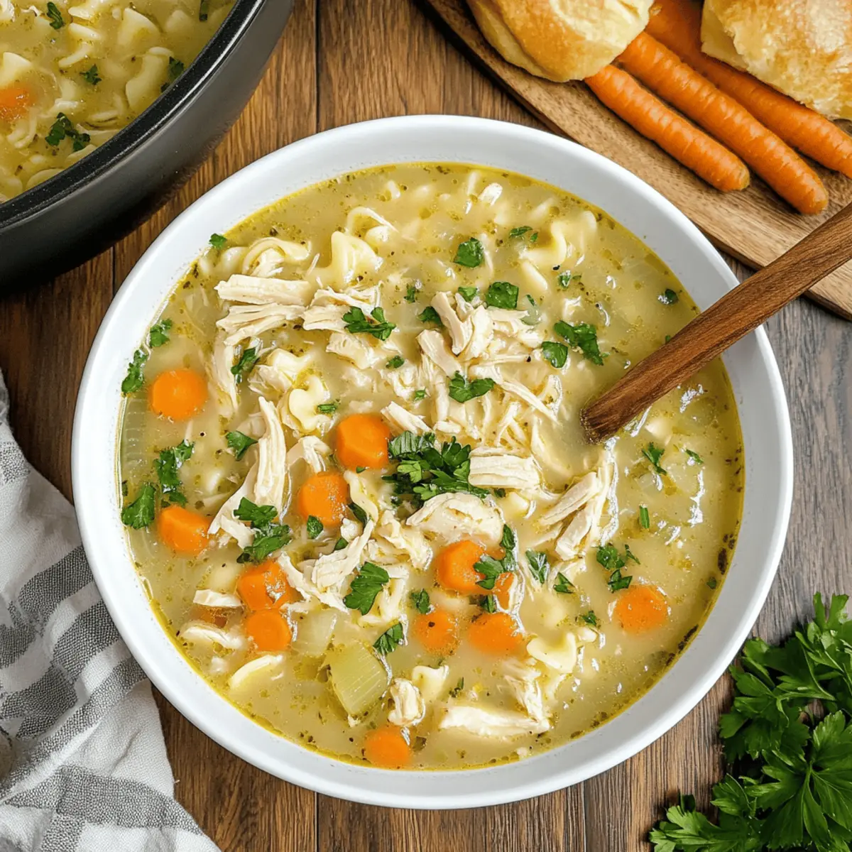 Hearty Creamy Chicken Noodle Soup That Feels Like Home