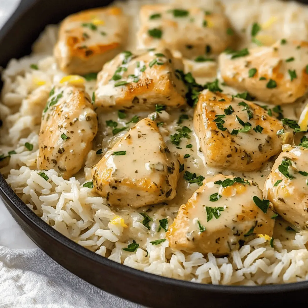 Creamy Herb Chicken & Basmati Rice: Your Ultimate Comfort Dish