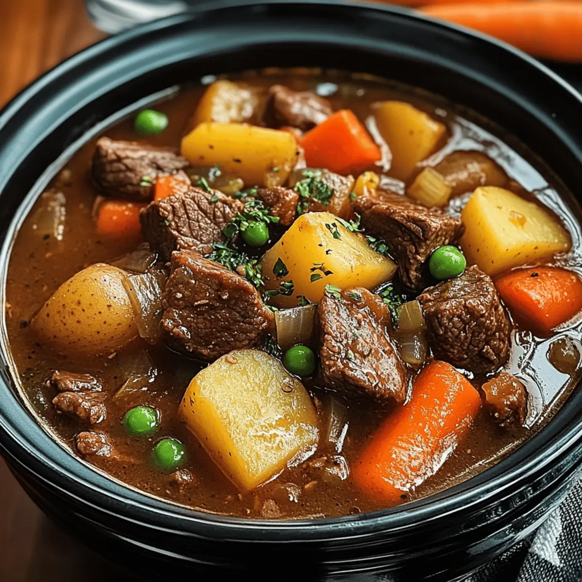 Crock Pot Beef Stew for Ultimate Cozy Comfort Moments