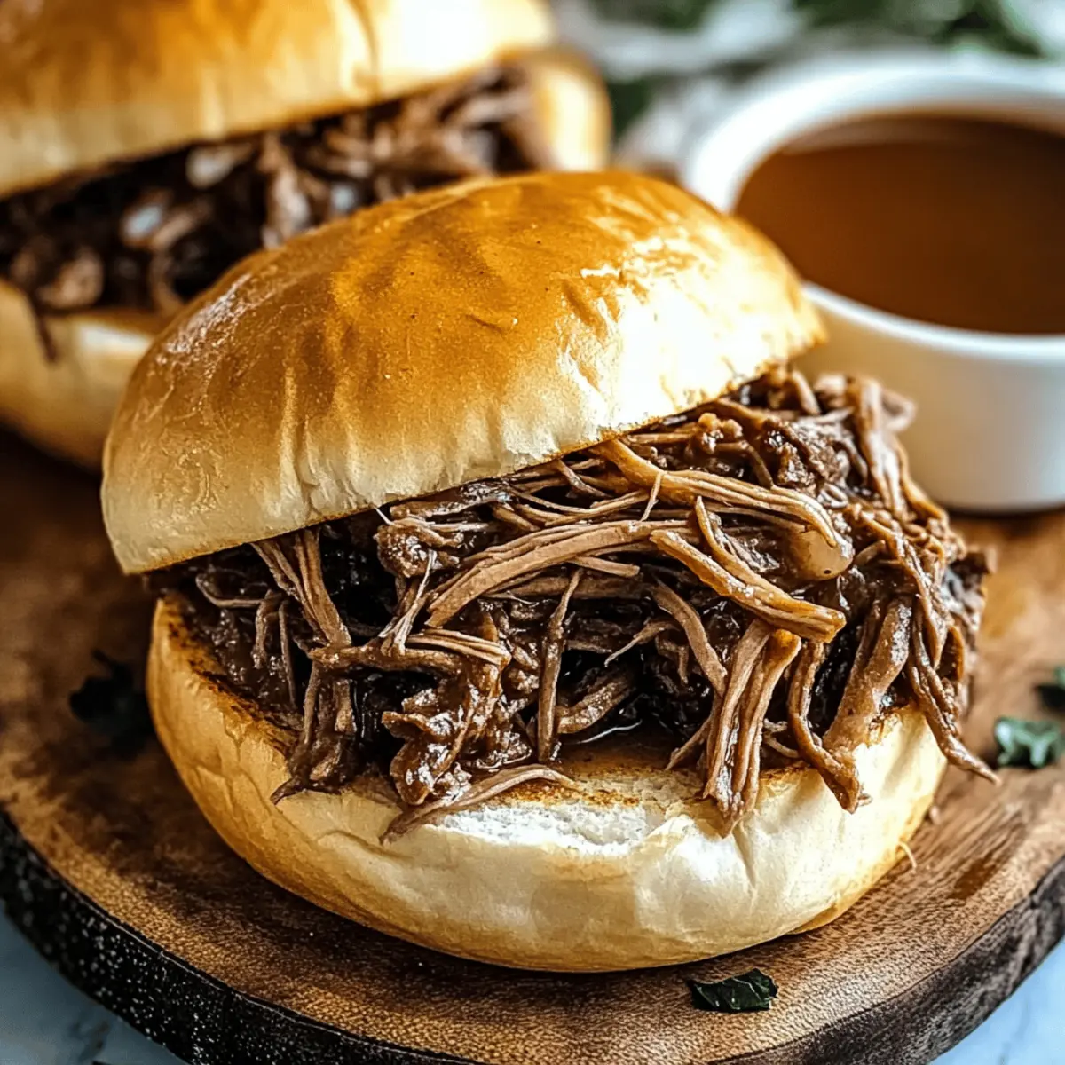 Crockpot French Dip Sandwiches for Cozy Comfort Food Bliss