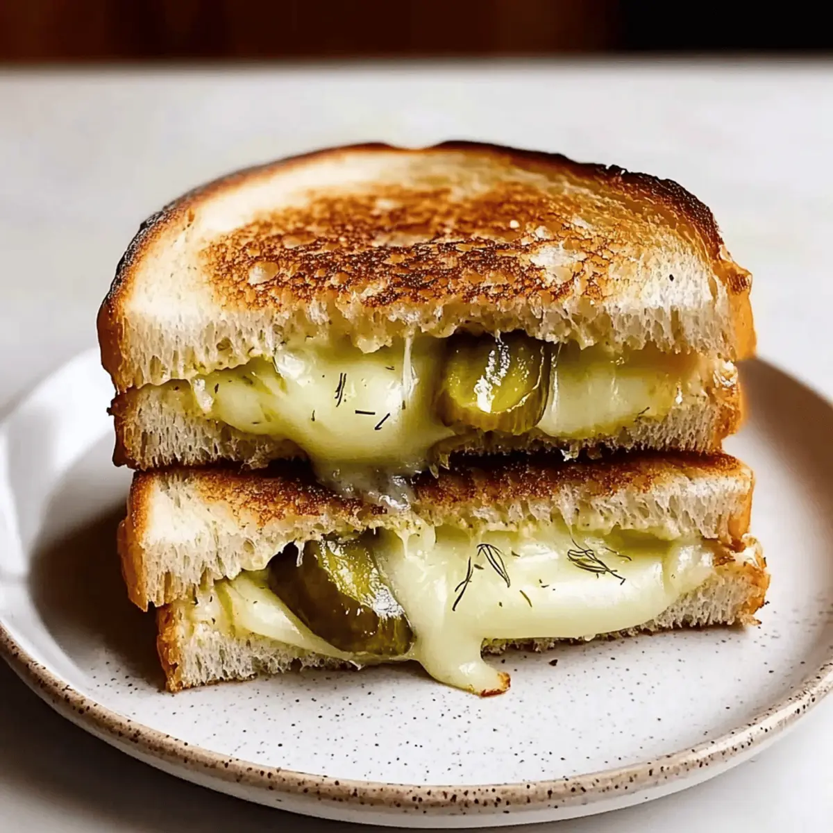 Ultimate Dill Pickle Grilled Cheese Sandwich for Comfort Bliss