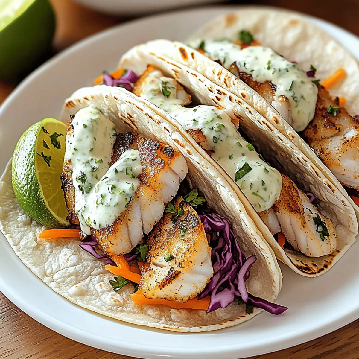 Flavor-Packed Fish Tacos Lime Crema for Quick Weeknight Dinners