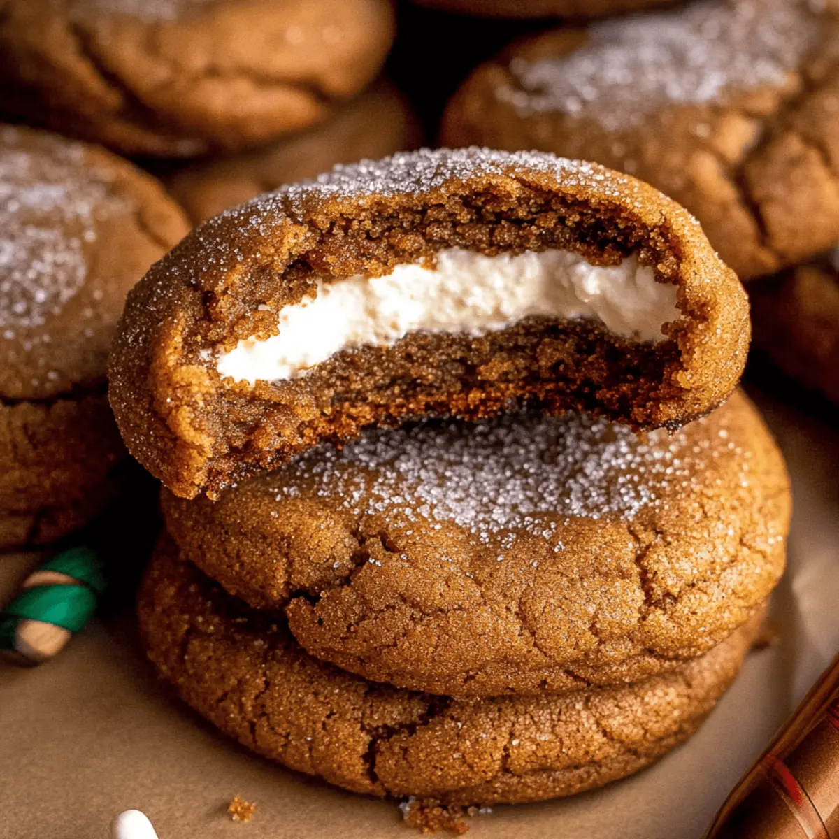 Irresistible Gingerbread Cheesecake Cookies for Holiday Cheer