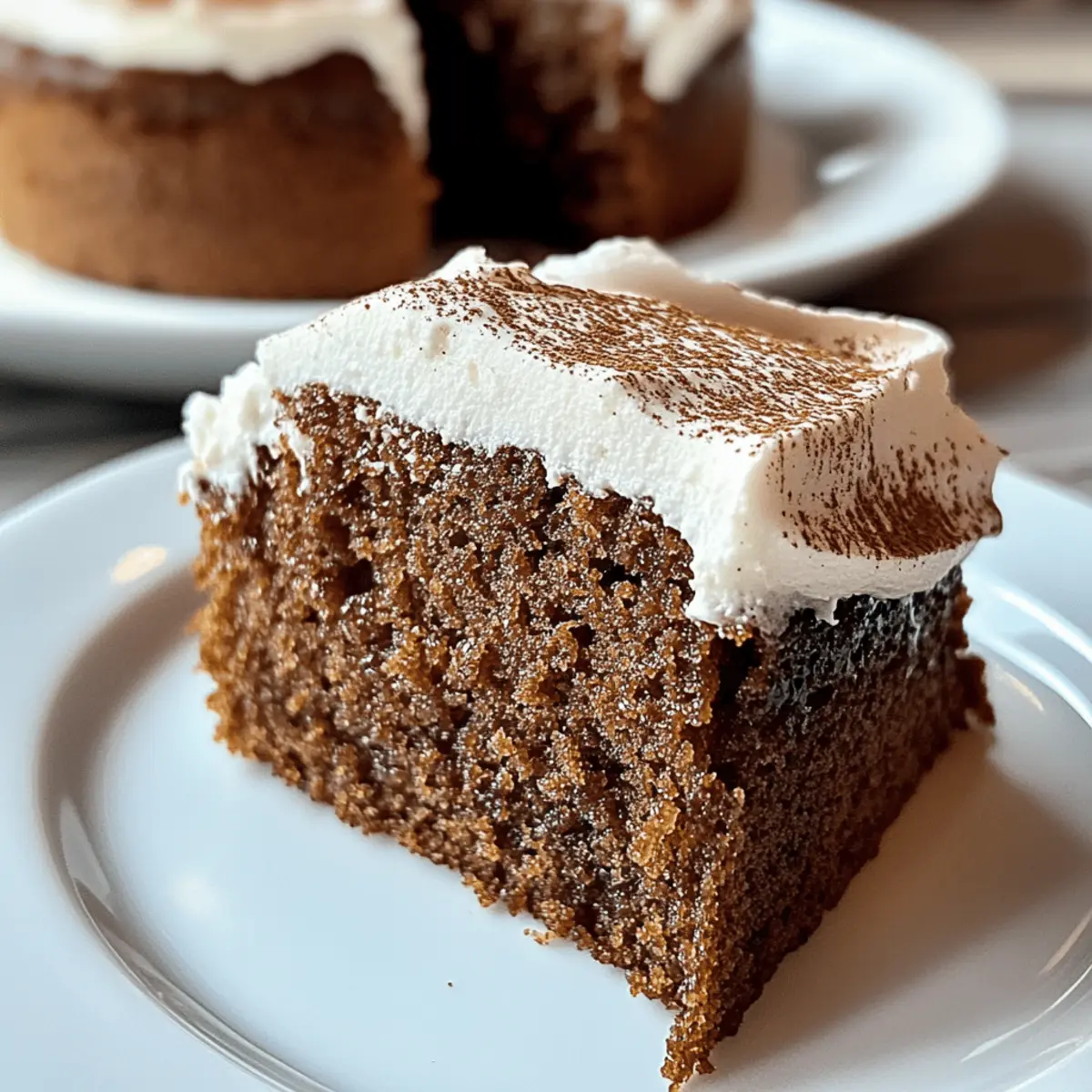 Gingerbread Crazy Cake: Effortlessly Moist Vegan Delight