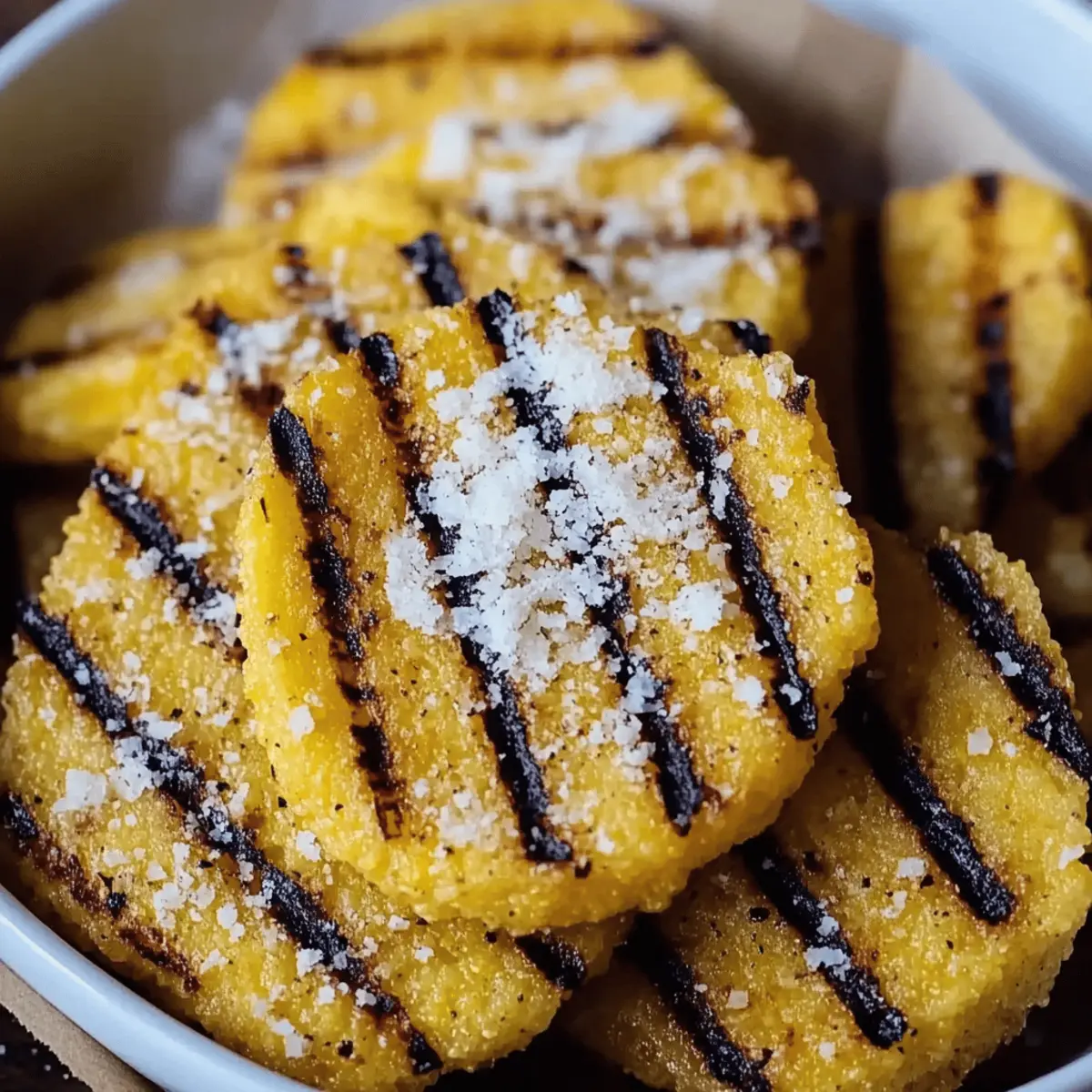Grilled Parmesan Polenta Chips: Crispy Perfection in 20 Minutes