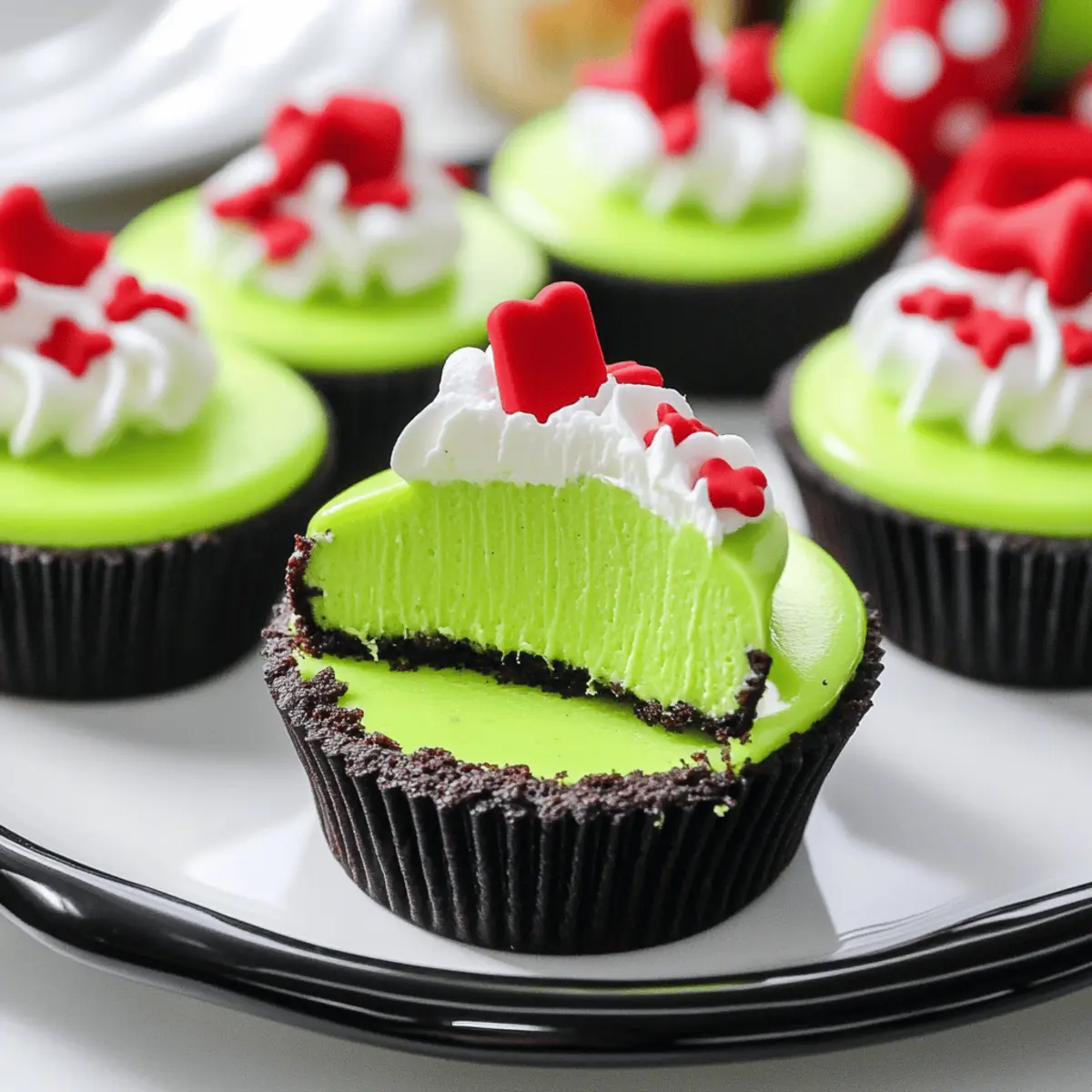 Delightful Grinch Mini Cheesecakes for Your Holiday Fun