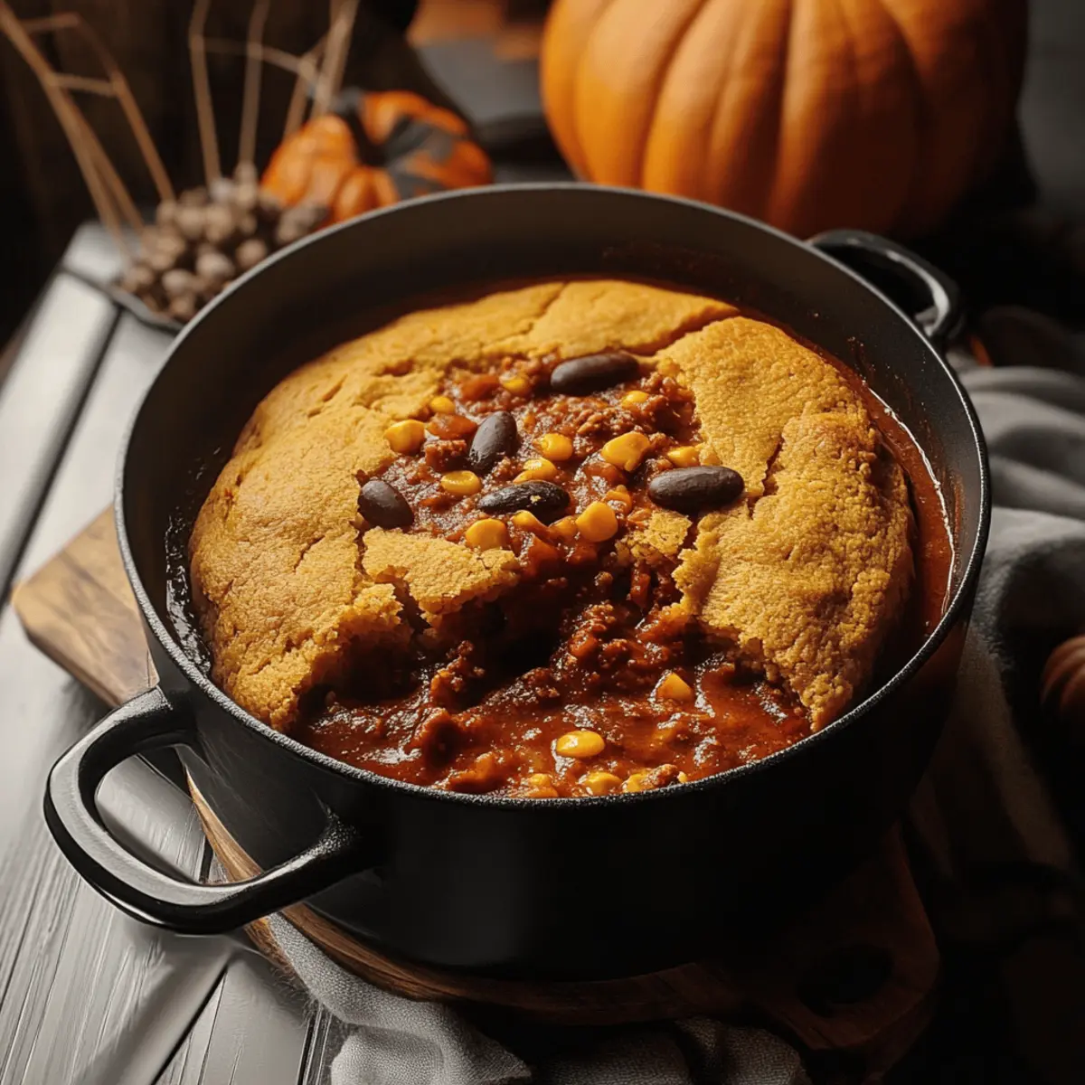 Halloween Potluck Magic: Spooky Chili Cauldron Delight