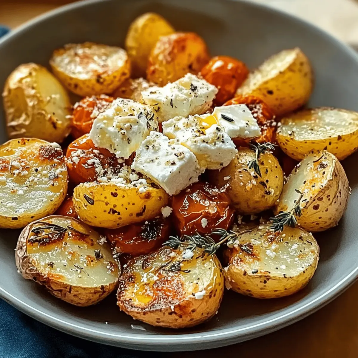 Savory Healthy Baked Feta Potatoes for Effortless Meal Prep