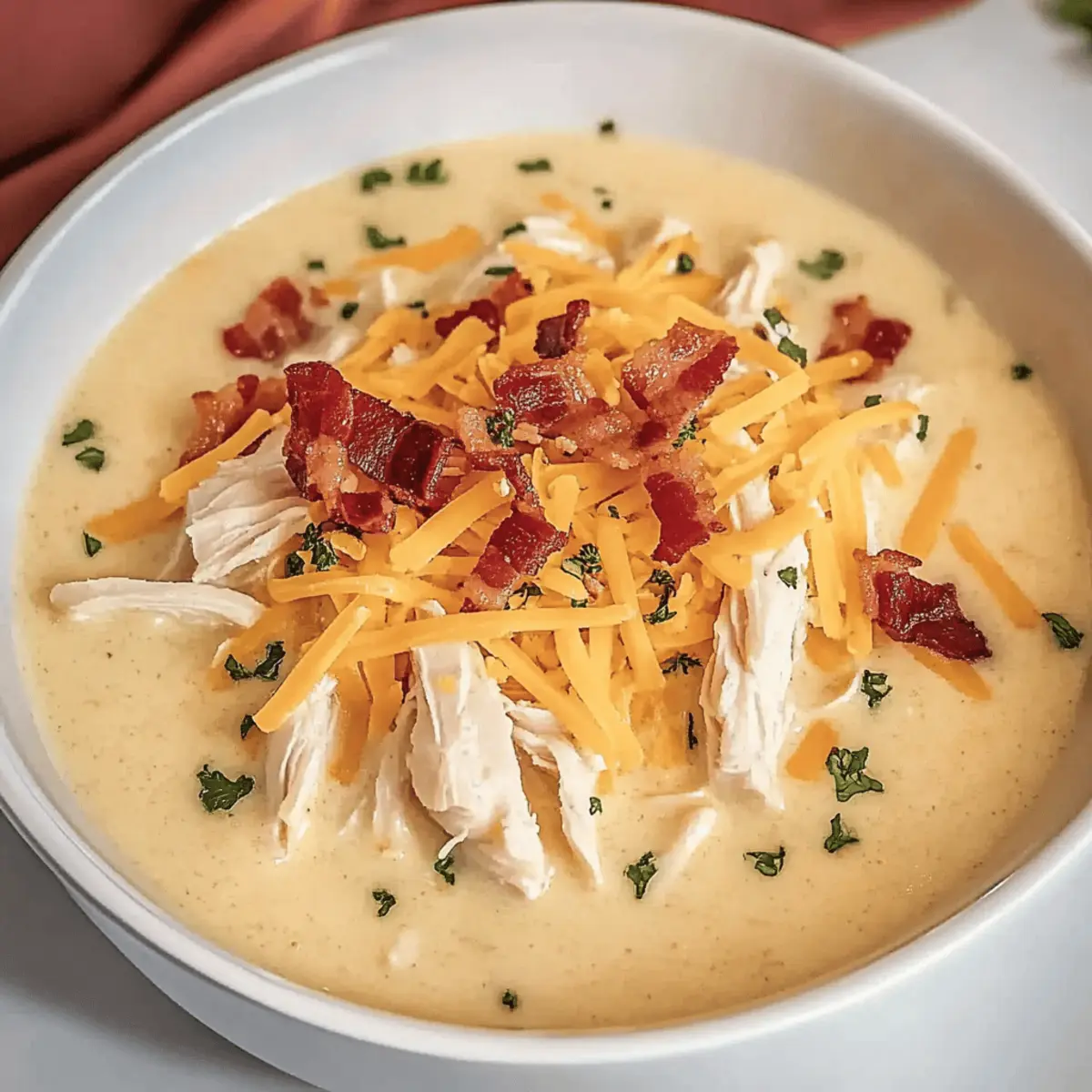 Creamy Keto Chicken Cream Cheese Soup for Cozy Nights