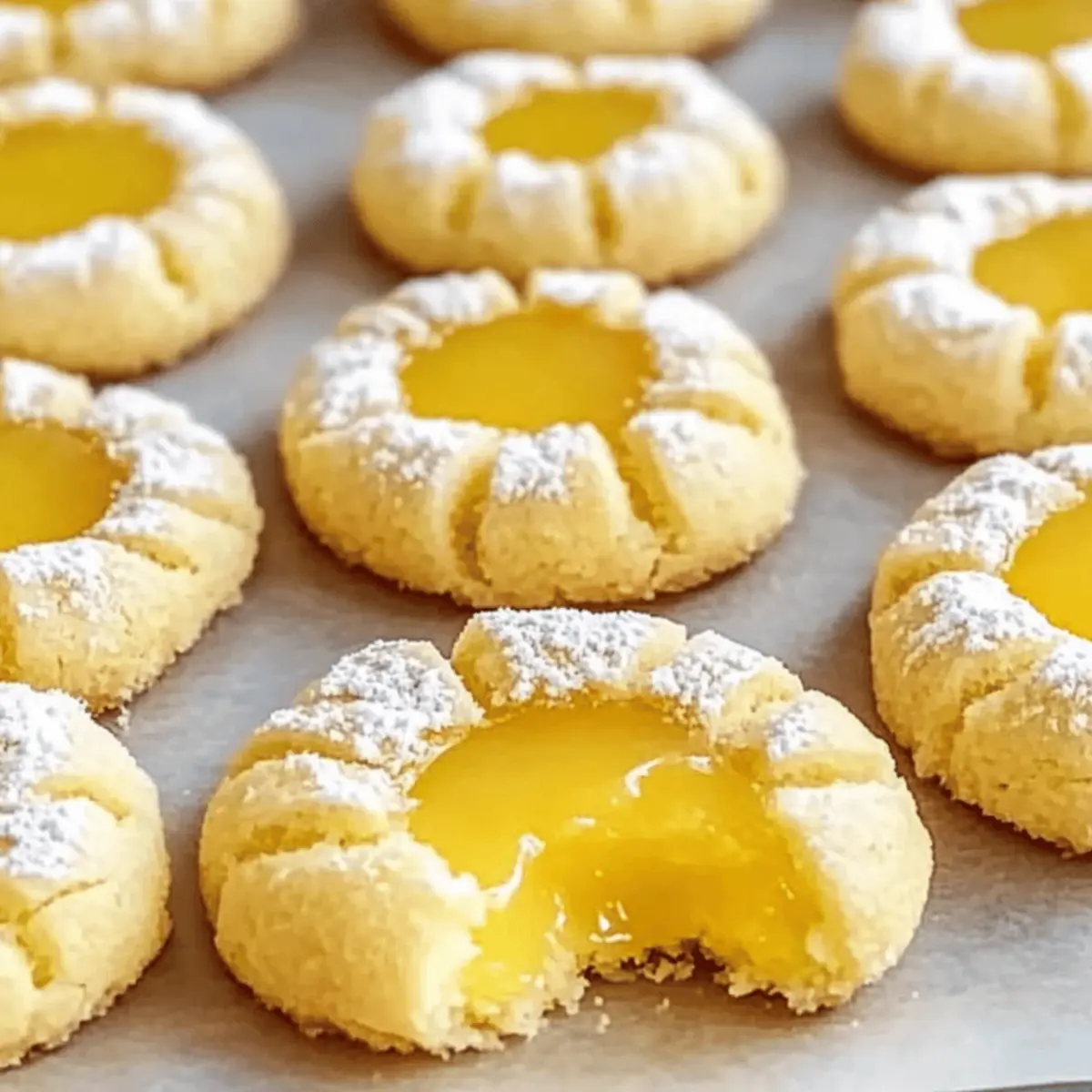 Lemon Curd Thumbprint Cookies for a Zesty Sweet Treat