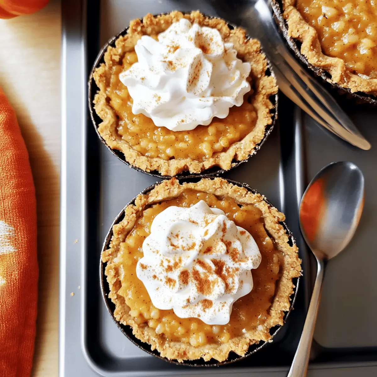 Delicious Mini Arroz Con Leche Pumpkin Pies for Fall Bliss