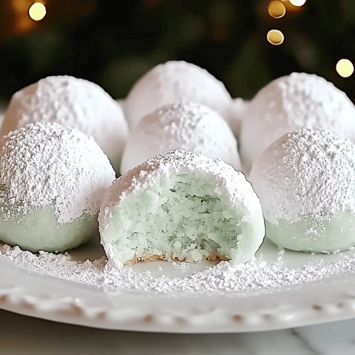 Minty Snowball Cookies: Refreshing Treats for Holiday Cheer