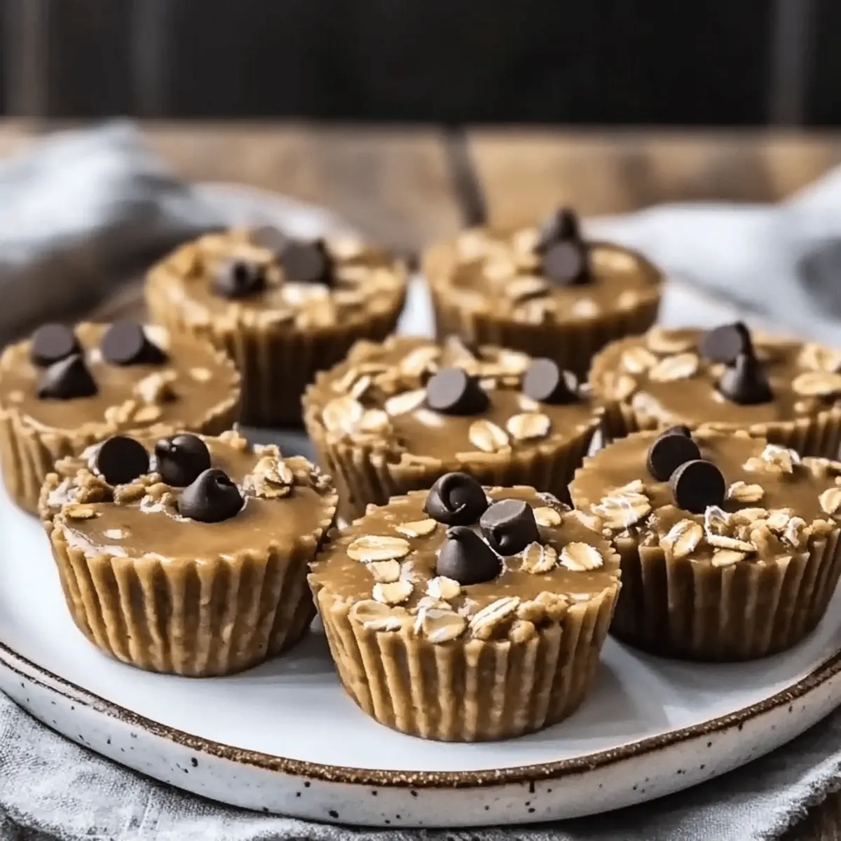 Delicious No-Bake Peanut Butter Oat Cups for Quick Snacking