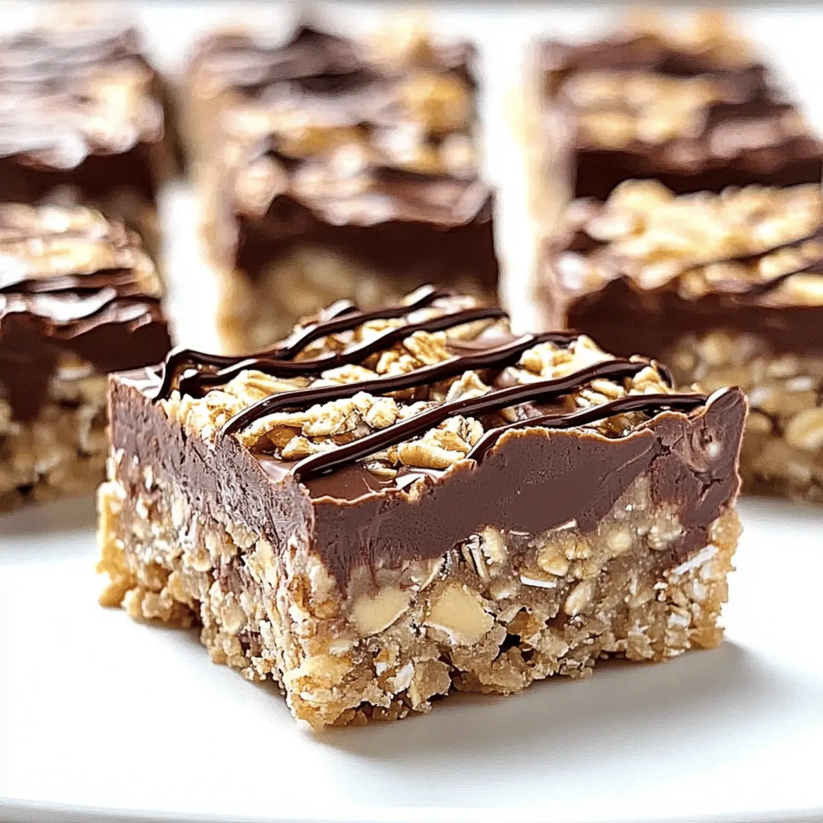 No Bake Chocolate Oatmeal Bars for Instant Sweet Cravings