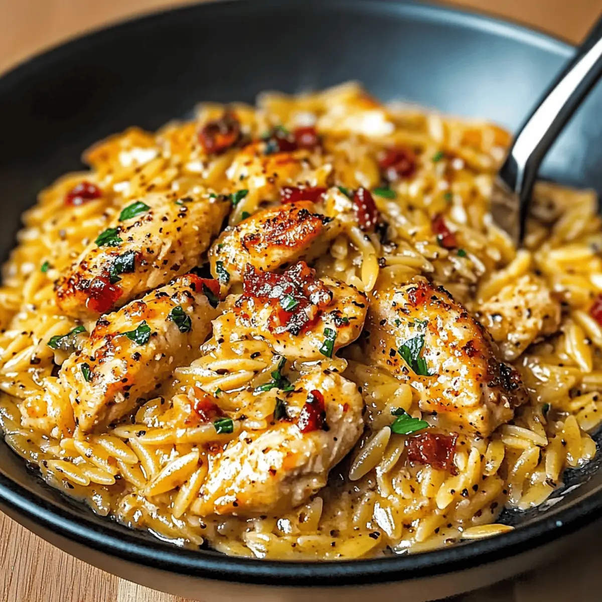 Creamy One-Pot Cajun Chicken Alfredo Orzo in 30 Minutes