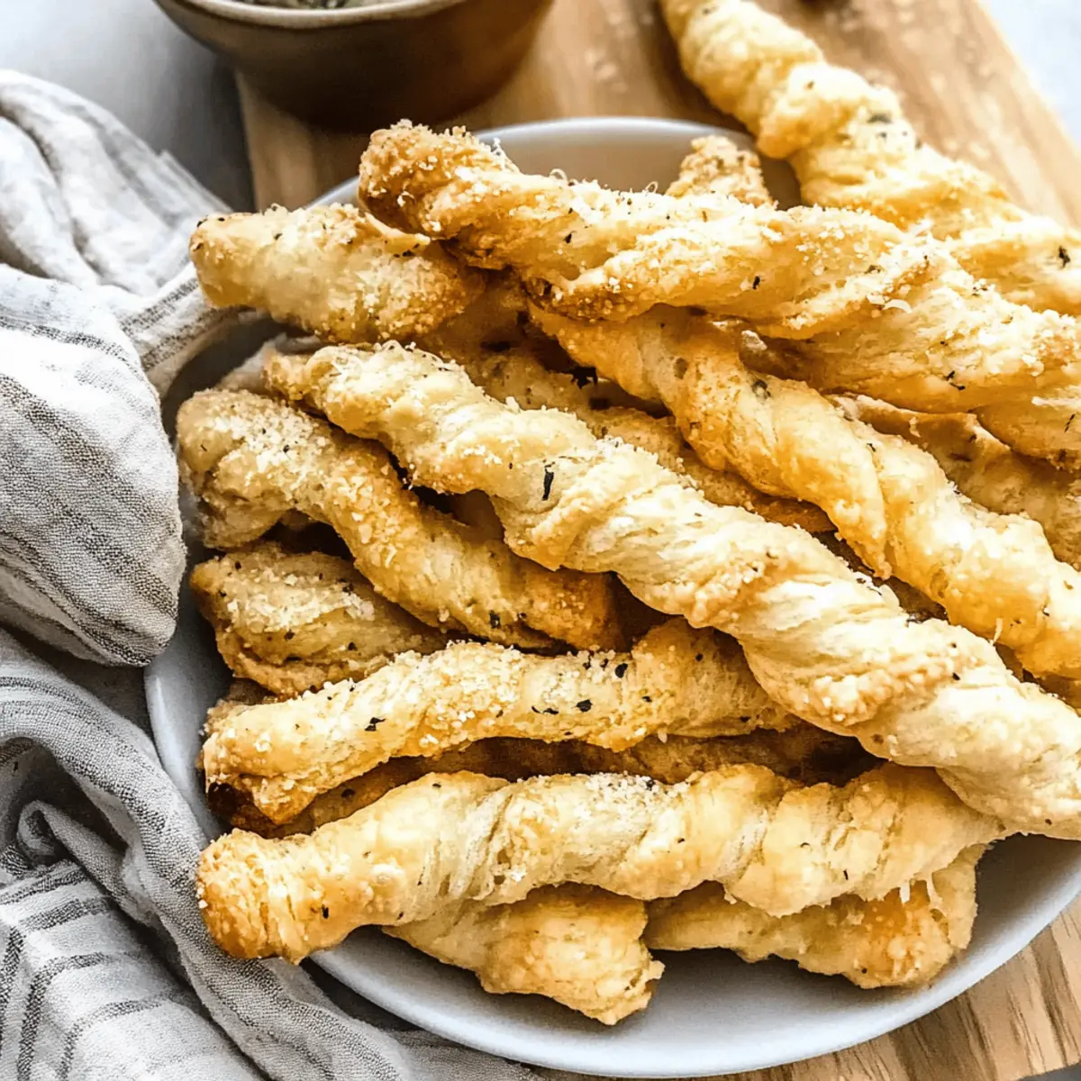 Crispy Garlic Parmesan Cheese Straws You’ll Love in 20 Minutes