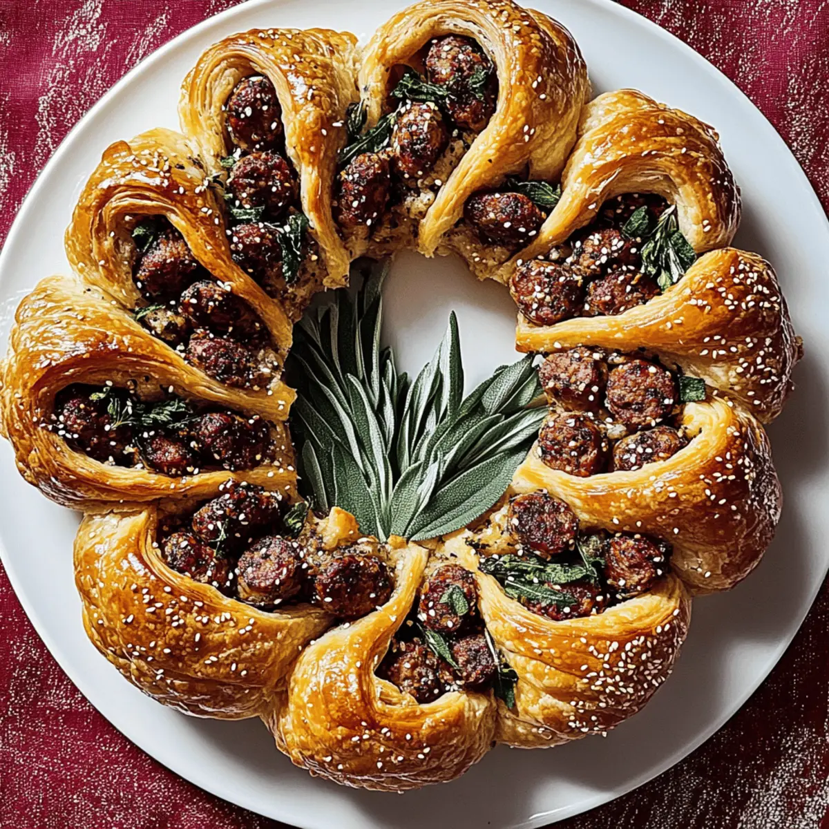 Irresistible Sausage Roll Wreath: A Festive Feast to Share