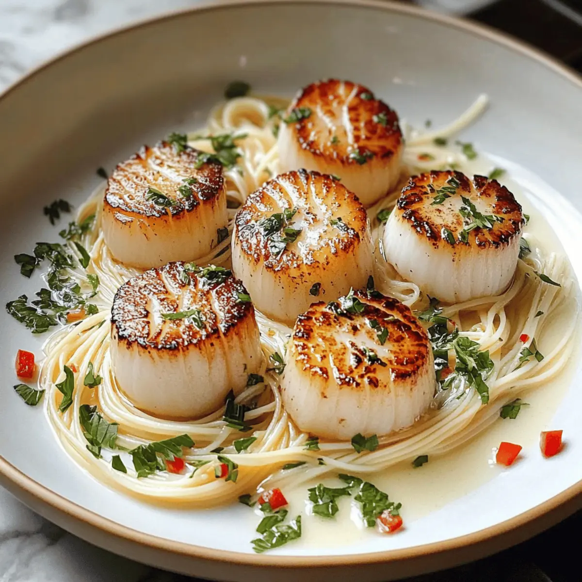 Sea Scallops with Angel Hair Pasta: A Quick Gourmet Delight