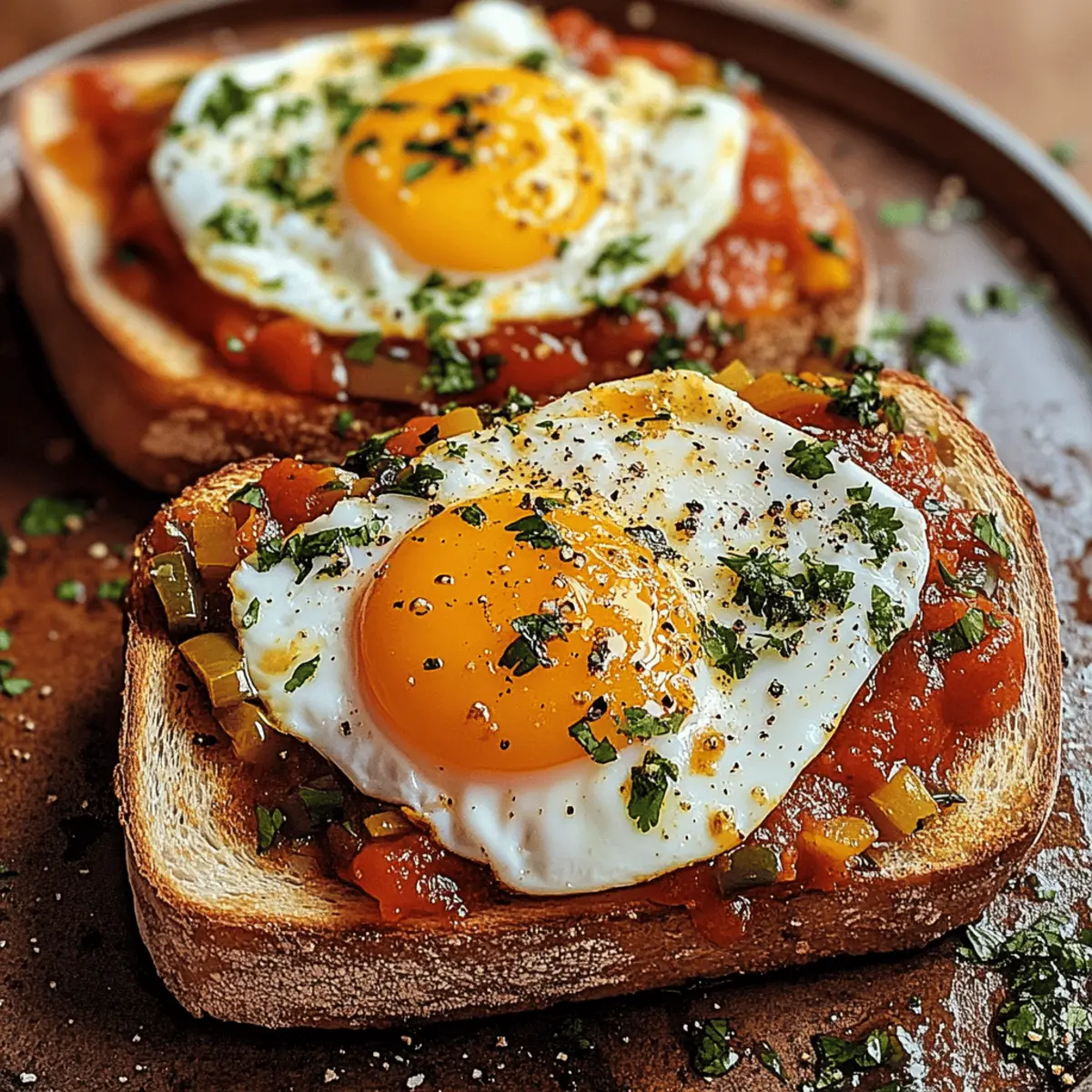 Savor Shakshouka Toast: Your Perfect Weekend Brunch Delight