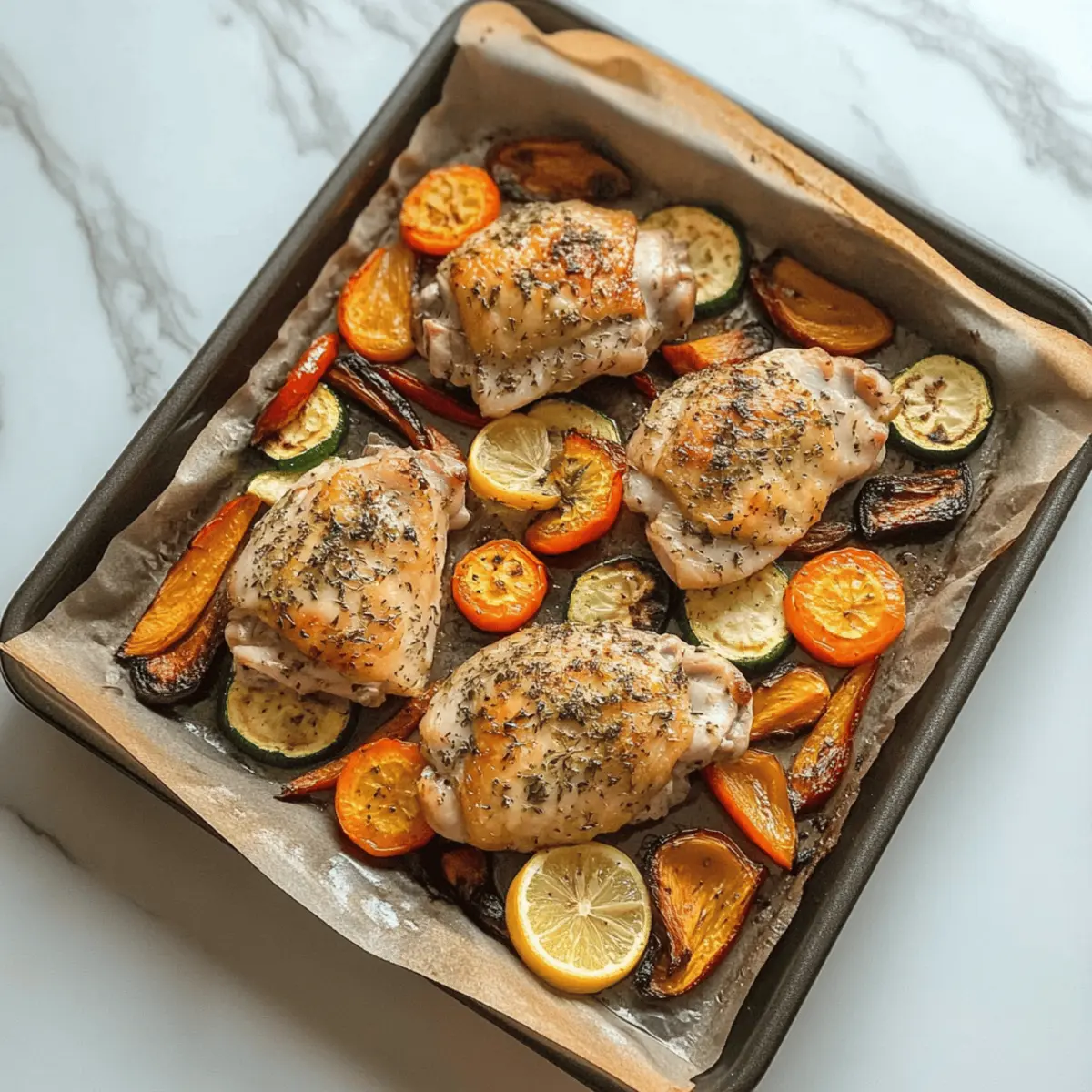 Sheet-Pan Lemon Herb Chicken & Veggies for Effortless Dinners