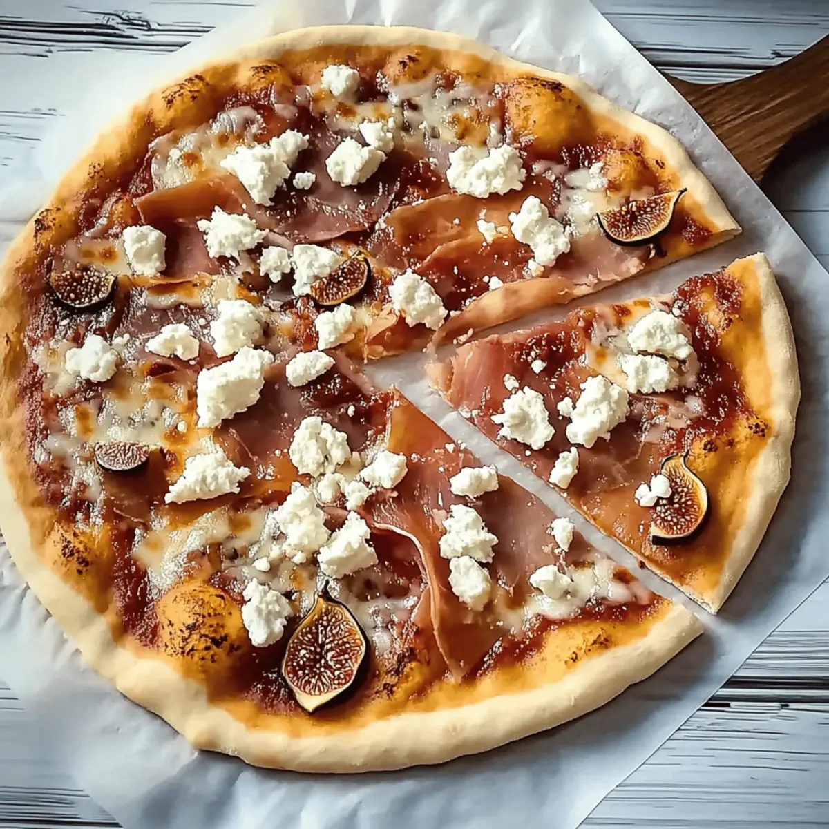 Irresistibly Simple Fig Pizza with Goat Cheese and Prosciutto