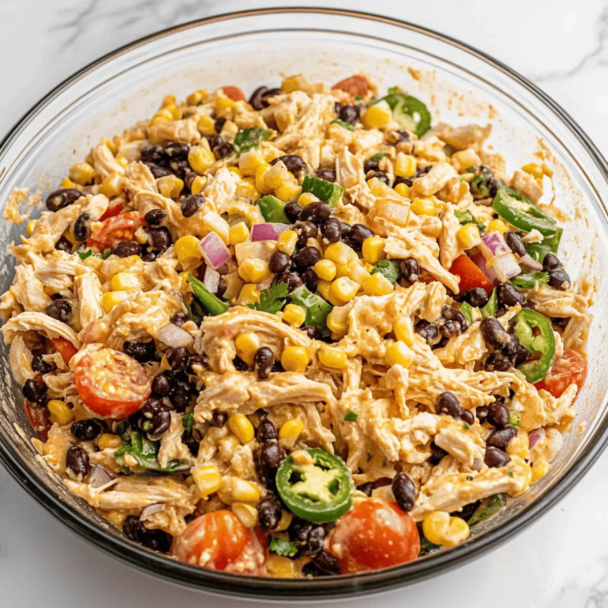 Zesty Southwest Flavored Chicken Salad for Easy Meal Prep