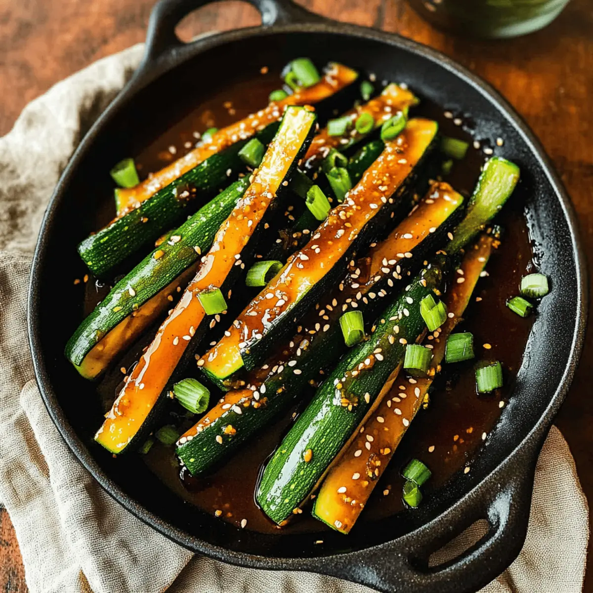Spicy Asian Zucchini