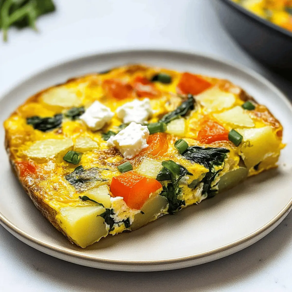 Spinach and Potato Frittata: Your Easy Breakfast Game-Changer