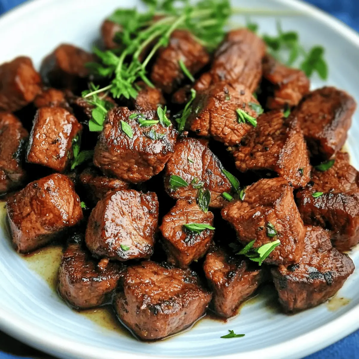 Savory Steak Bites with Cowboy Butter in 15 Minutes