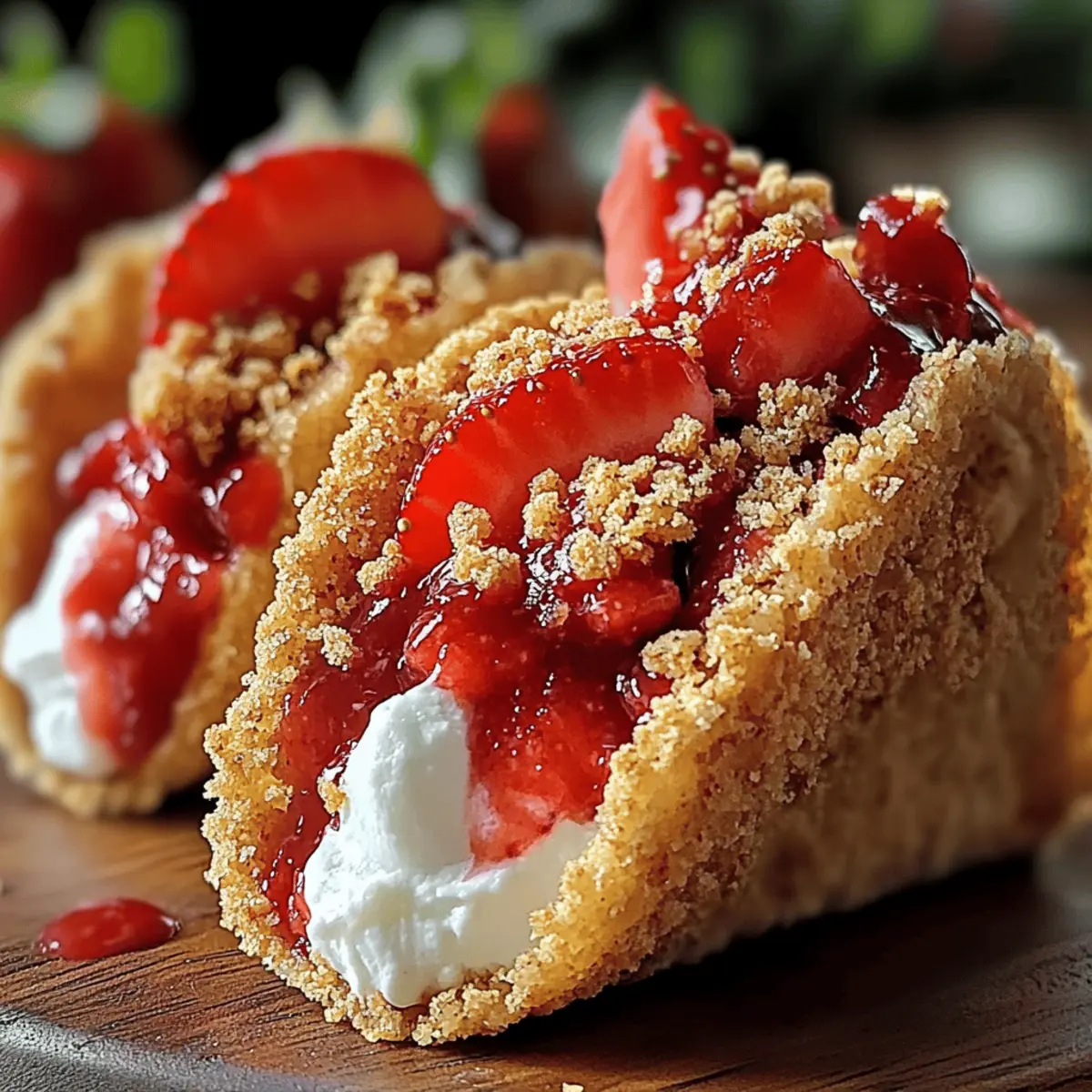 Strawberry Crunch Cheesecake Tacos: A No-Bake Dessert Delight