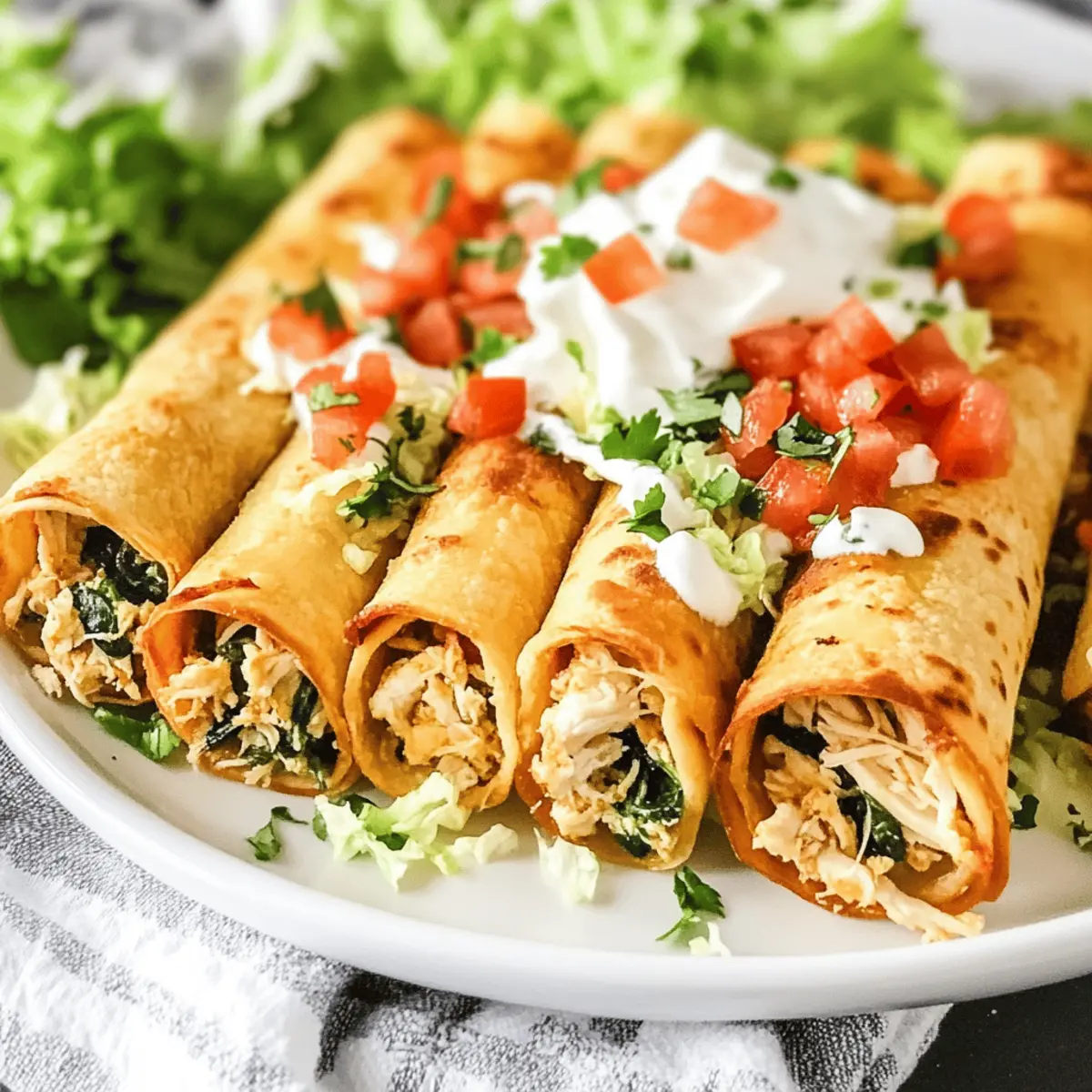 Crispy Taquitos Filled with Flavor and Love at Home