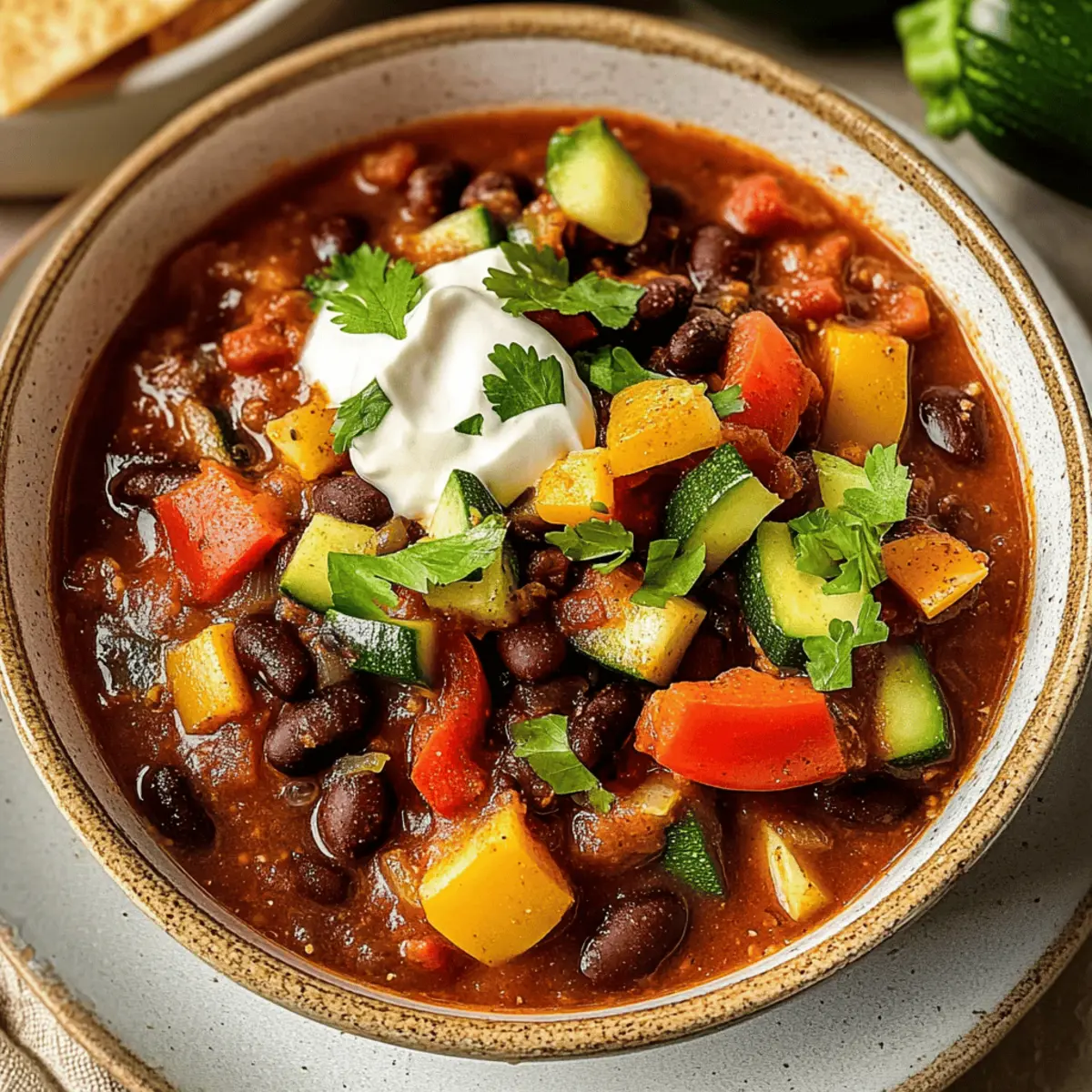 Vegan Black Bean Chili for a Cozy Night In