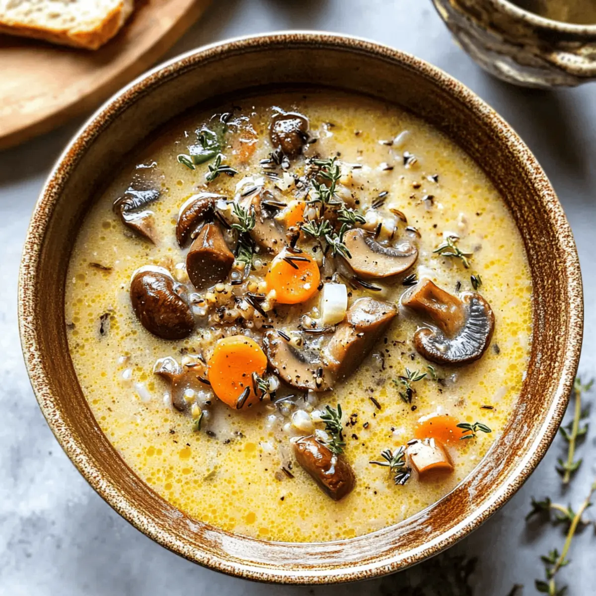 Cozy Up with Flavorful Wild Rice and Mushroom Soup