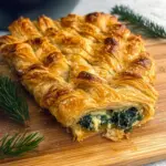 Spinach Pastry Christmas Tree