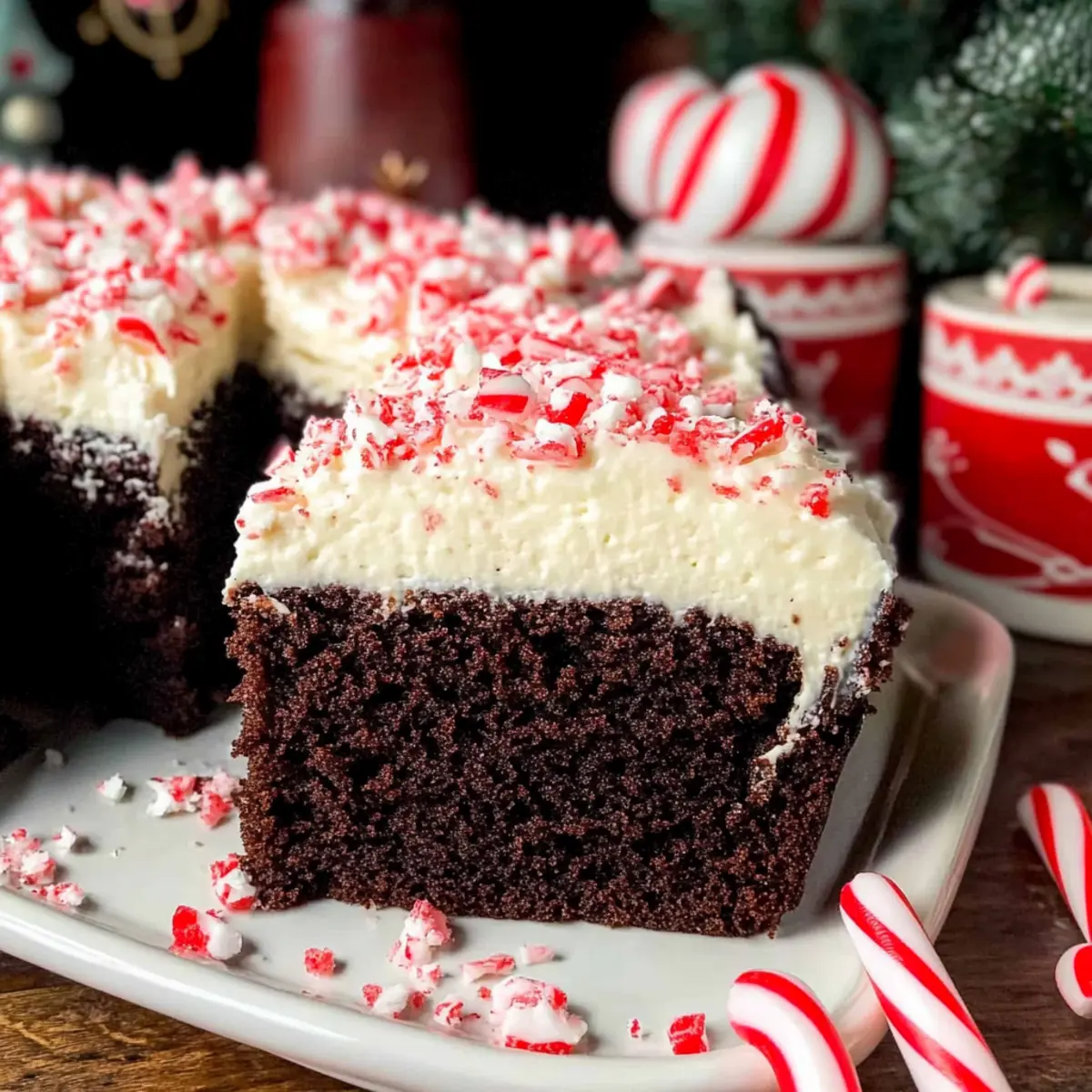 Indulge in Festive Peppermint Mocha Cake Bliss