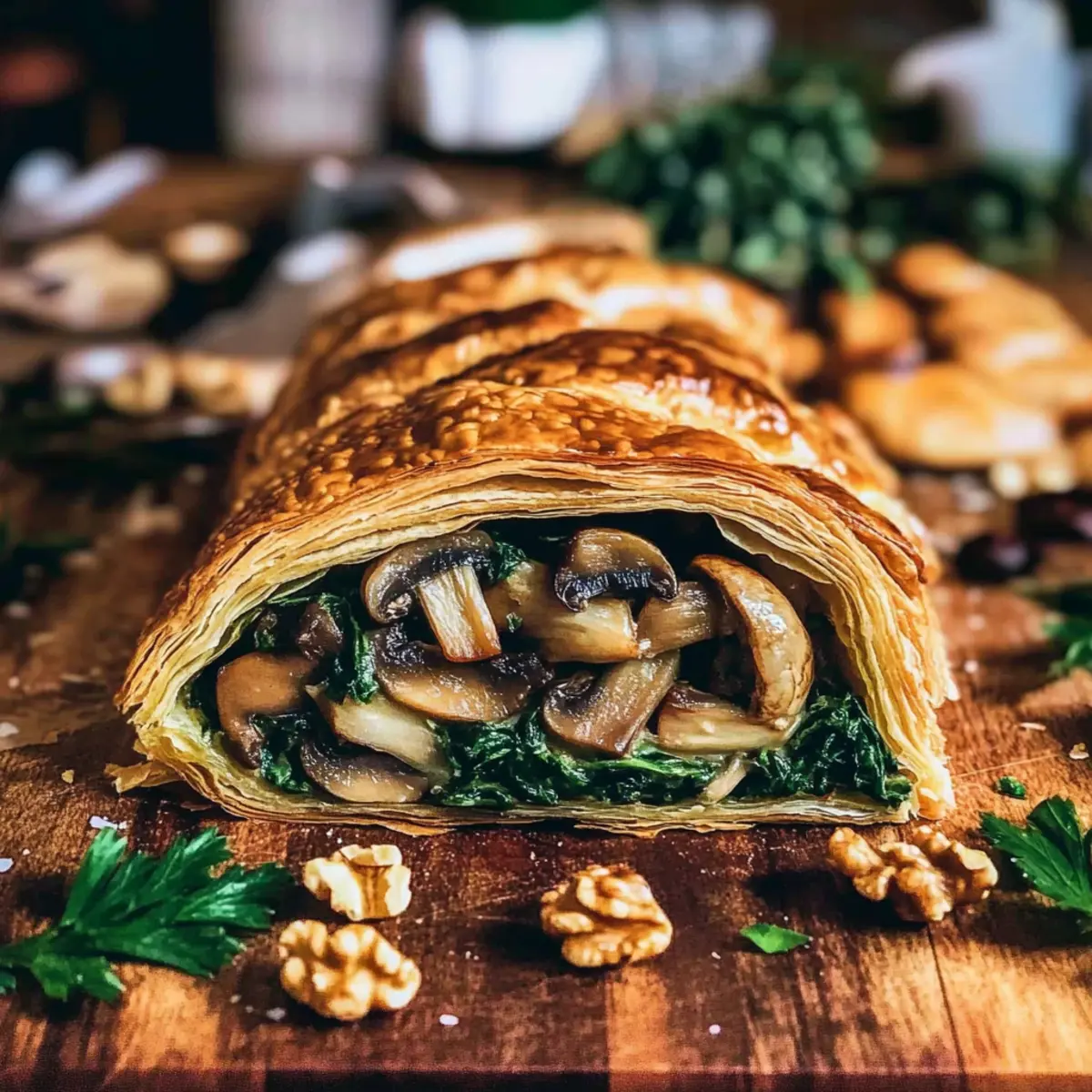 Savor Every Bite of This Easy Mushroom Wellington Recipe