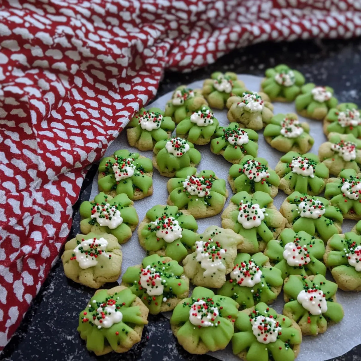 Delicious Mint Spritz Cookies to Brighten Your Holidays