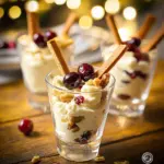 Cranberry Goat Cheese Mini Dips