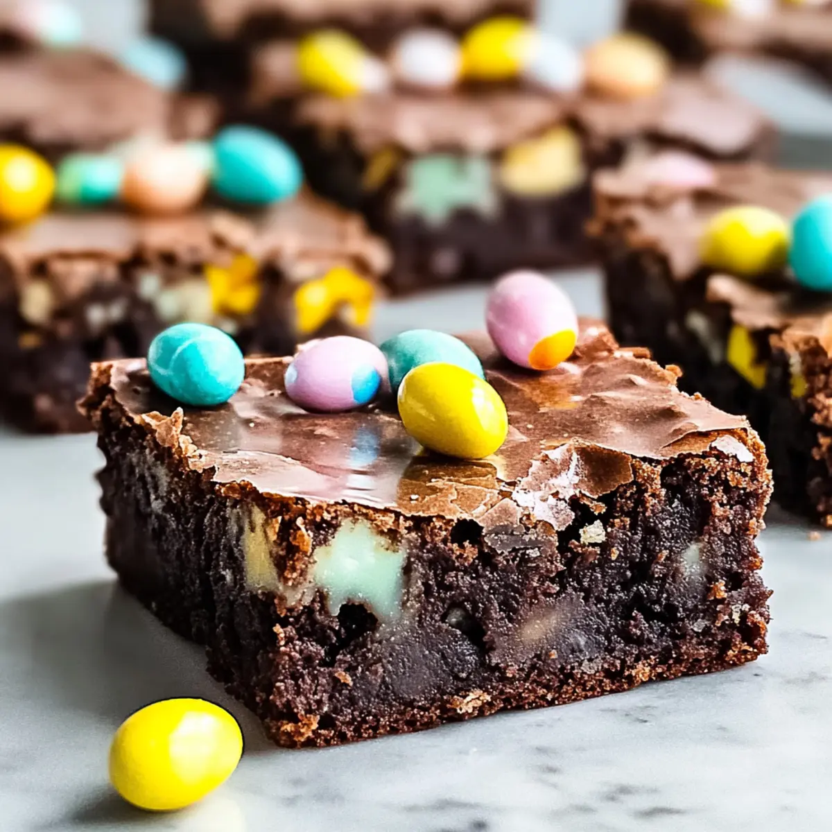 Irresistible Mini Egg Brownies for Your Easter Feast