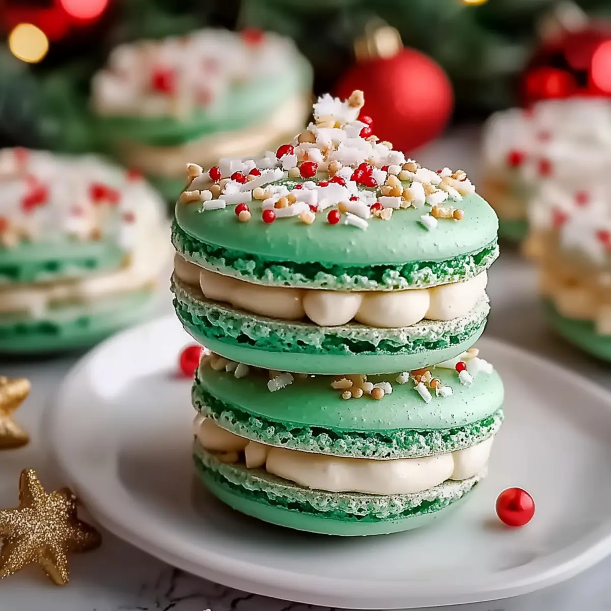 Christmas Tree Cake Macarons: A Festive Delight to Share