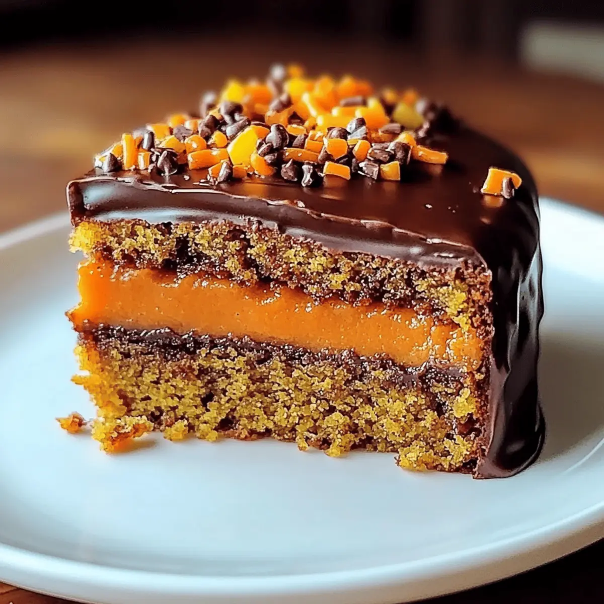Moist Brazilian Carrot Cake with Creamy Cocoa Frosting