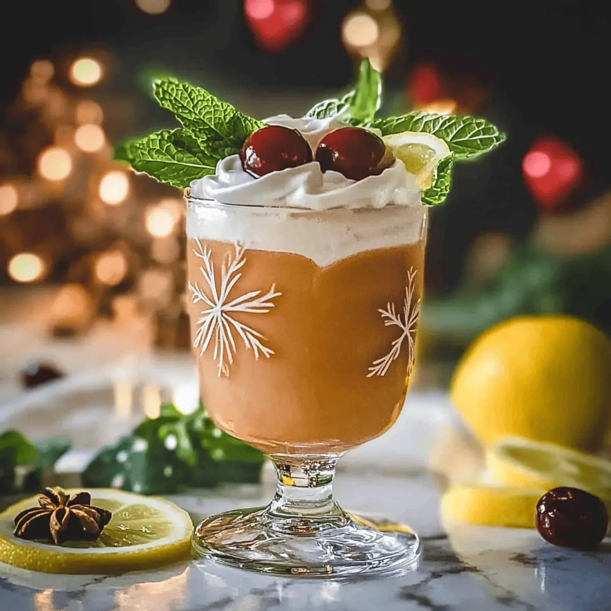 Christmas Cherry Fizz Mocktail: A Festive Sip of Joy