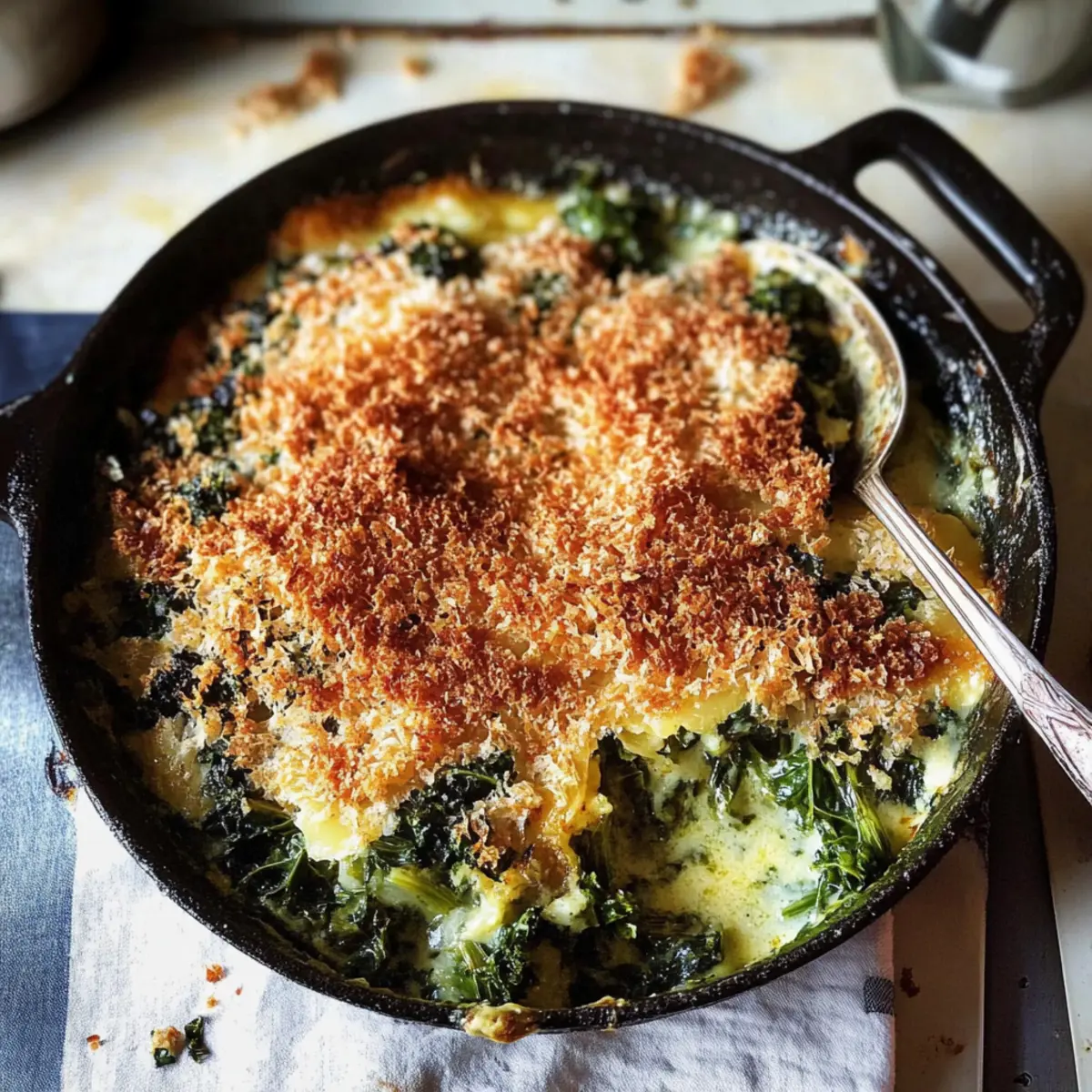 Creamy Collard Green Gratin: A Cozy Comfort Dish