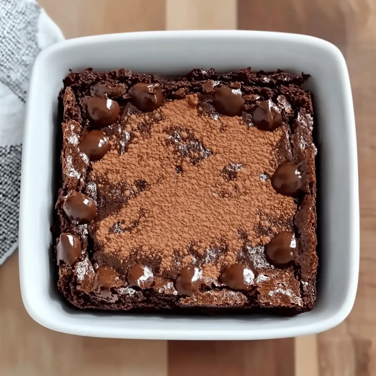 Decadent Cottage Cheese Microwave Brownie in Just 2 Minutes