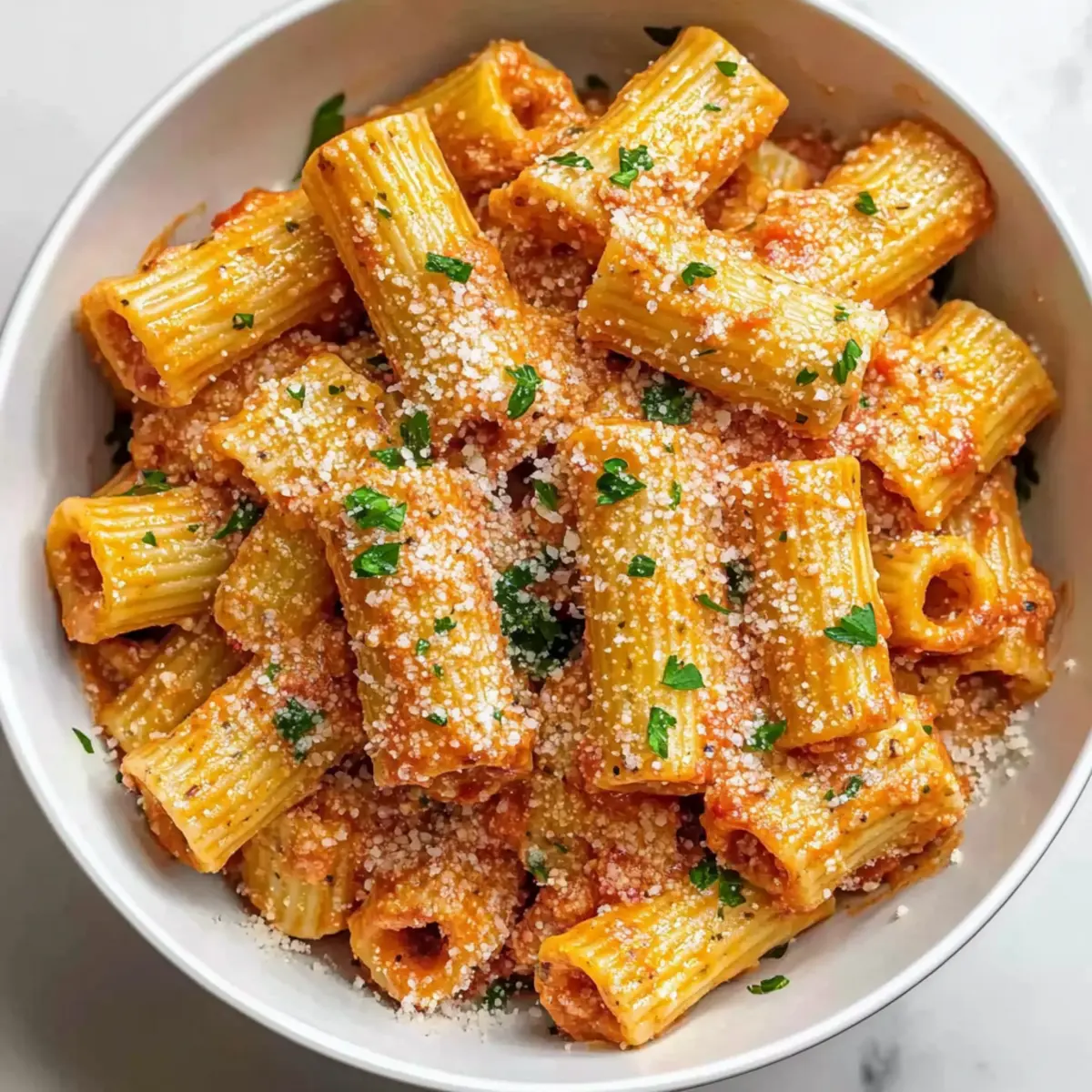 Creamy Cottage Cheese Rigatoni for a Cozy Night In