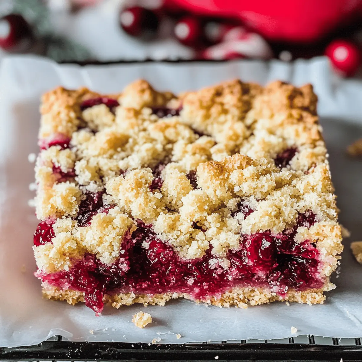 Cranberry Bars: Easy, Festive Treats for Your Holiday Table