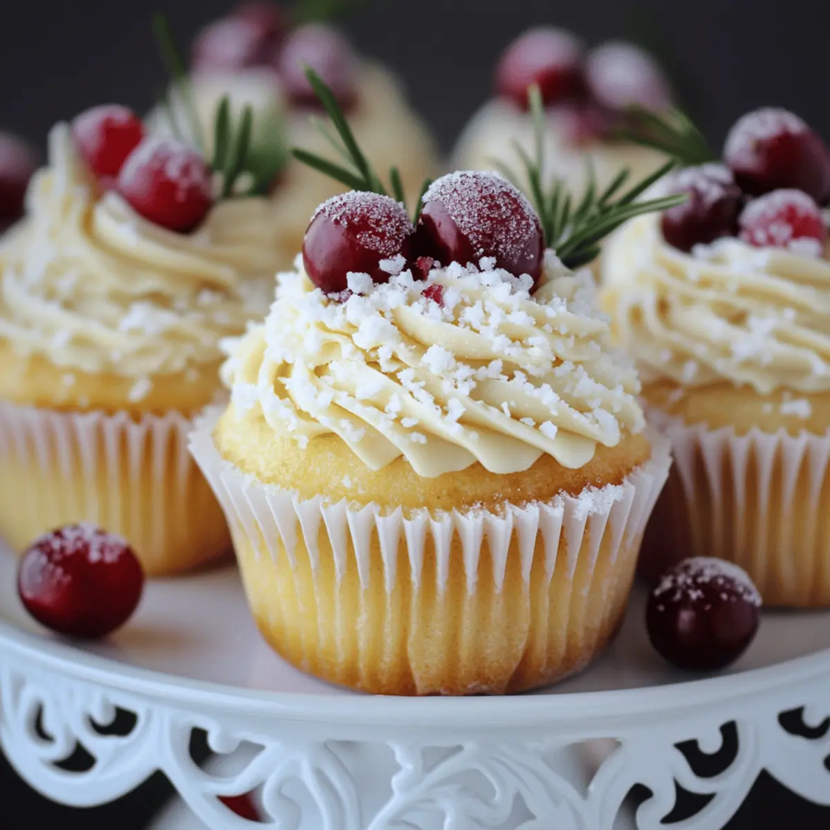 Dreamy Cranberry Orange White Chocolate Cupcakes to Impress