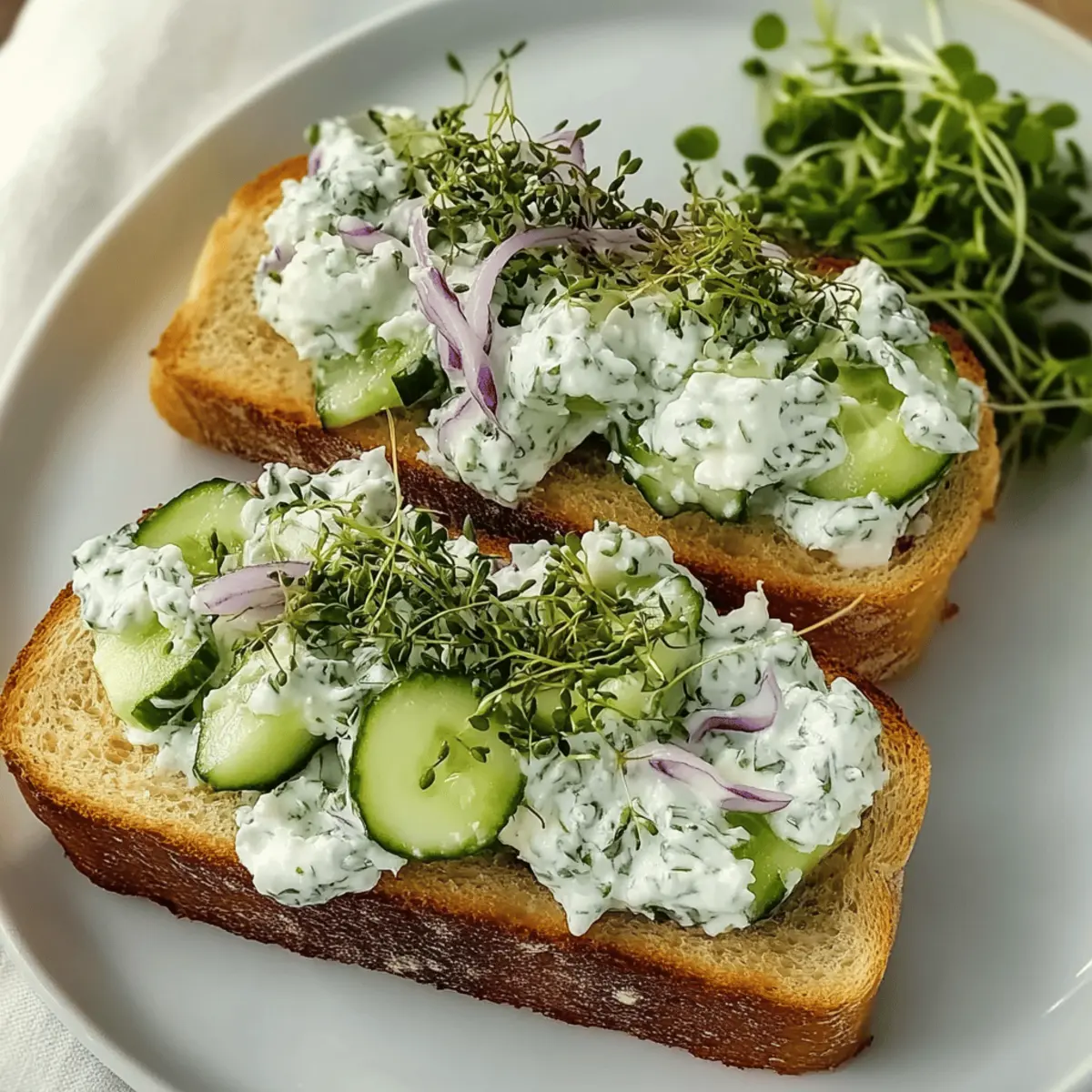 Refreshing Easy Cucumber Salad Sandwiches for a Light Lunch